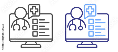 Virtual Doctor icon color