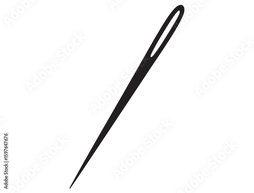 NEEDLE AND THREAD SILHOUETTE