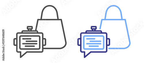 AI Shopping Assistance icon color