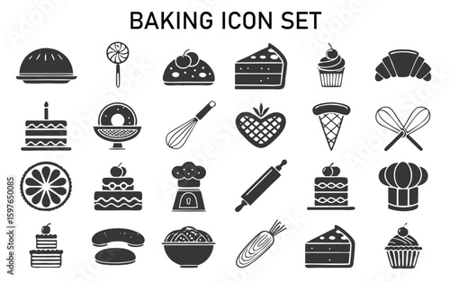 BAKING ICONS SET