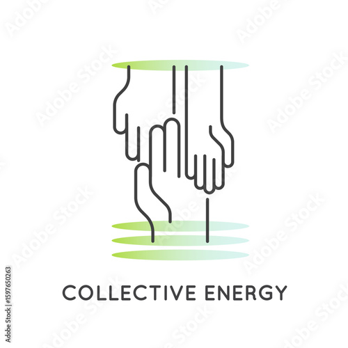 Minimalistic neuroconnection symbol vector icon. Emotional bond support, group therapy, empathy, spiritual growth, interpersonal healing, belonging, heart, brain. Mental health apps, wellness content