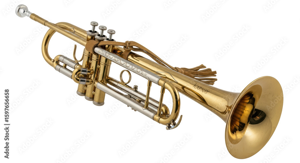 Obraz premium Isolated Trumpet