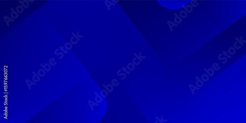Abstract blue background with glowing geometric lines. Modern blue gradient square shape design. Futuristic technology concept. Suit for brochure, corporate, website, poster, banner, cover modern