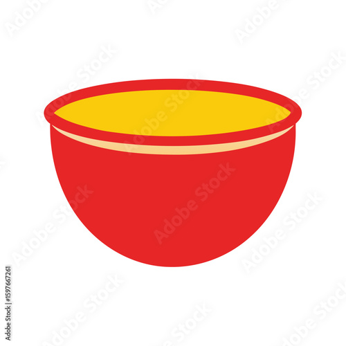 mixing bowl vector illustration