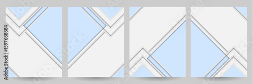 Geometric line minimal banner template – Creative template for seminar, conference, brochure, book cover, flyer, poster, brochure, decoration – Abstract cover background with multiple triangle shape