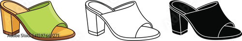 Shop trendy mule heels for women online stylish block heel mules summer fashion footwear collection