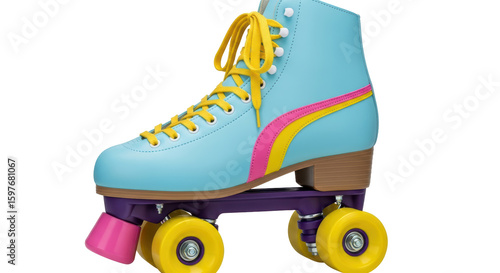 Tableau sur toile Isolated Roller Skate