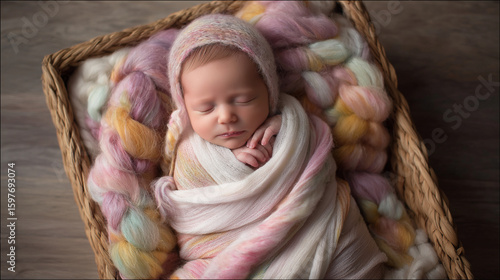 baby in a basket