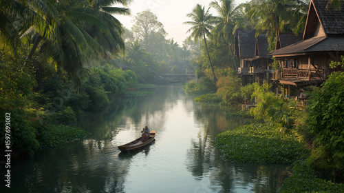 boat on the river