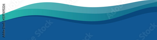 Gradient Wave Footer 