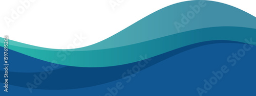 Gradient Wave Footer 