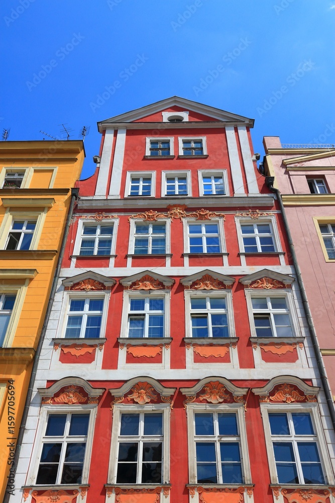 Fototapeta premium Rynek square in Wroclaw, Poland