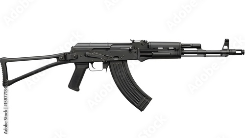 Ak rifle firearm assault weapon automatic military gun kalashnikov russian army machine gun ak style rifle on transparent background