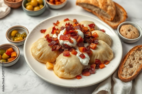 Wallpaper Mural Elegant Lithuanian Cepelinai Plating Torontodigital.ca