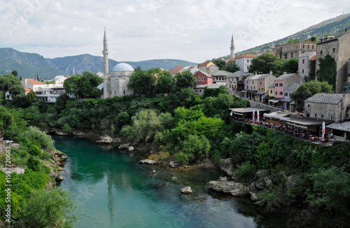 Blick auf die Karađozbeg-Moschee