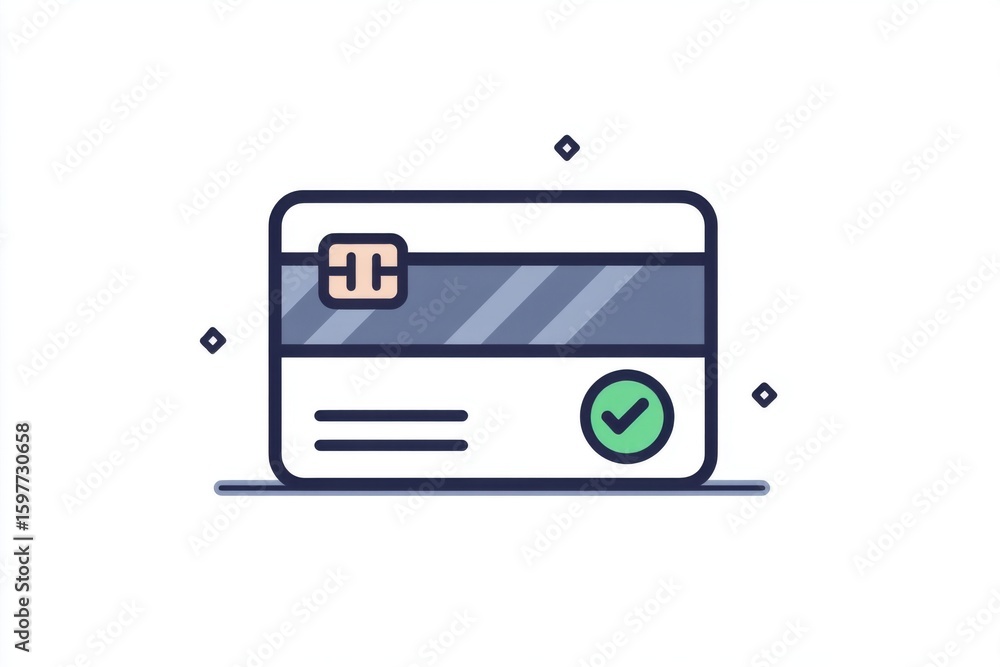 Fototapeta premium Access Card Security Badge
