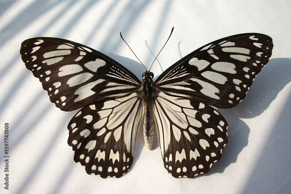 Obraz premium butterfly on a black background