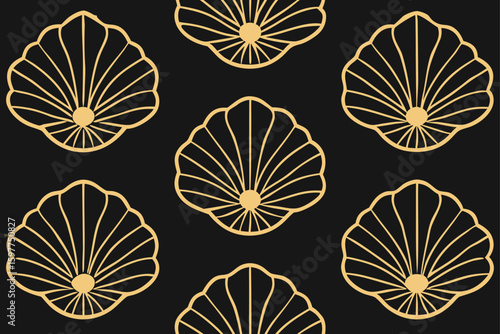 Golden Poppy Petal Pattern golden poppies floral pattern