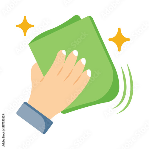 Cleaning  Flat Vector Icon Eps 10 Files