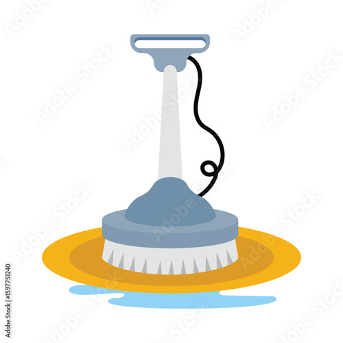 electric cleaner  Flat Vector Icon Eps 10 Files