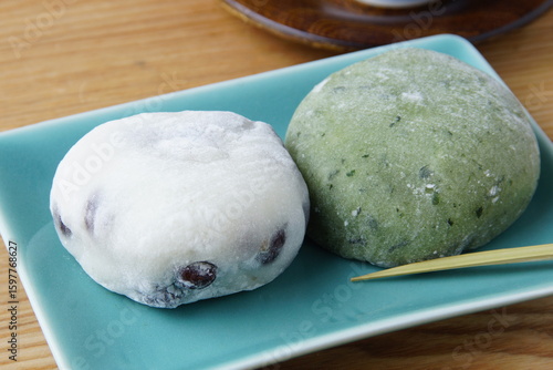 豆大福餅　よもぎ大福