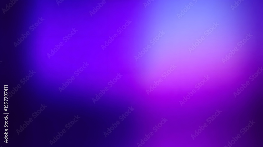 Fototapeta premium Blurred purple gradient background with shades of violet and indigo abstract light effect