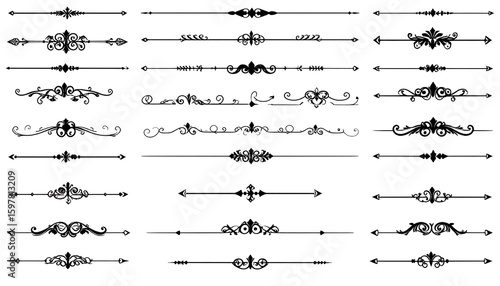 Collection of decorative dividers (2)