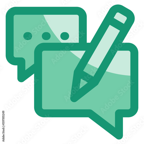 Contact Form Icon Element For Design