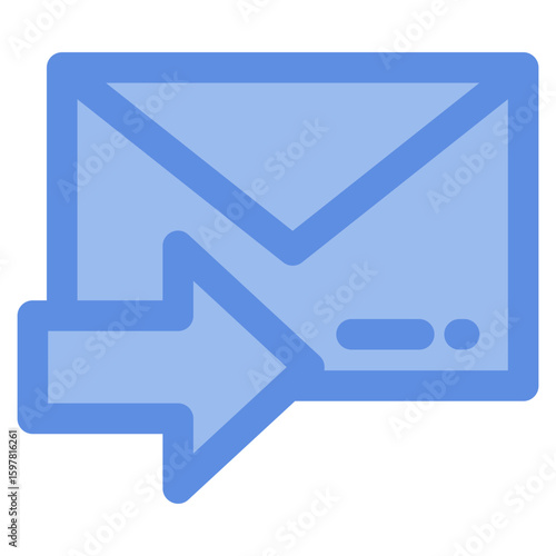 Send Message Icon Element For Design