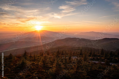 Aerial View from Black Mountain, Cooley Mountains, County Louth, Ireland