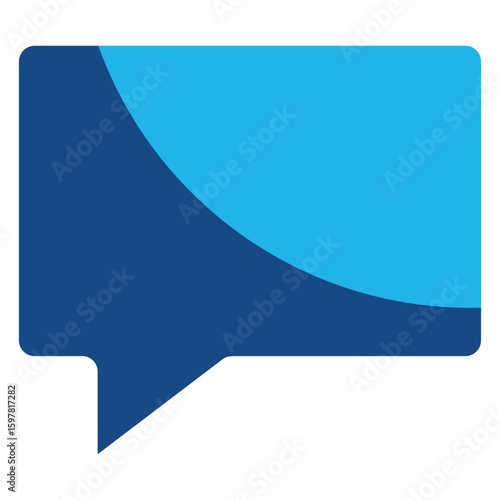 Message Bubble Icon Element For Design