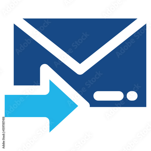 Send Message Icon Element For Design