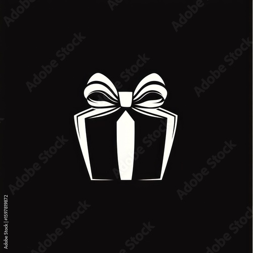 Simple gift box icon (4)