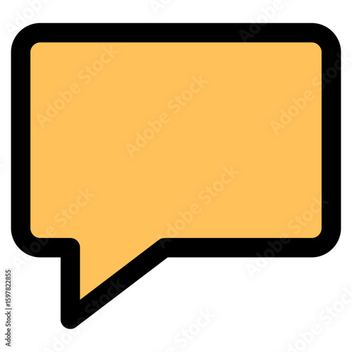 Message Bubble Icon Element For Design