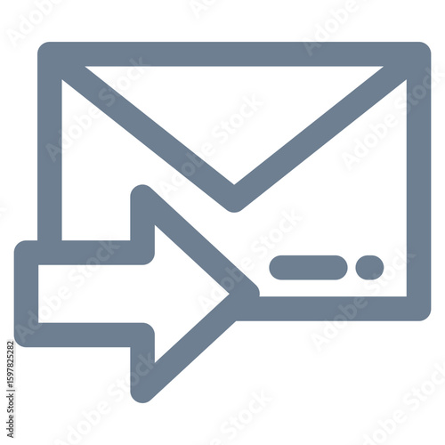 Send Message Icon Element For Design