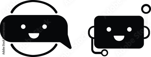 Art & IllustrationCheatbot icon set.Artificial Intelligence machine Learning and chat bot thin line icon set .Machine Learning - thin line vector icon set. Pixel perfect. Editable stroke.Phone, Chatbo