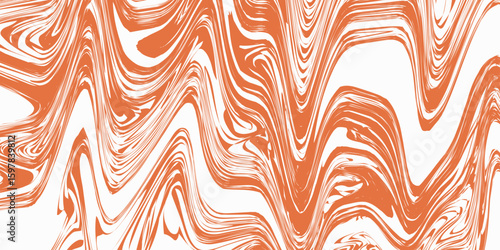 Groovy hippie 70s backgrounds. Waves, swirl, twirl pattern. vector