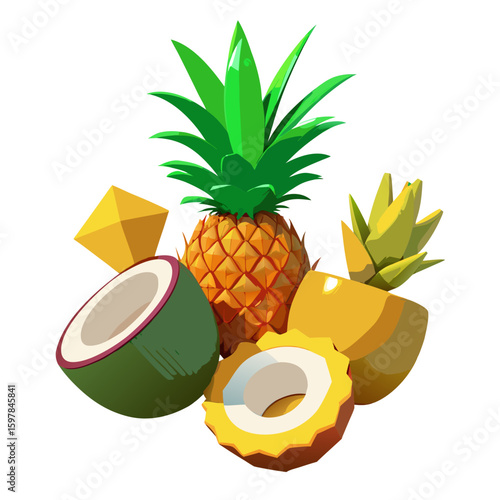 Collection of 4Fruits icons