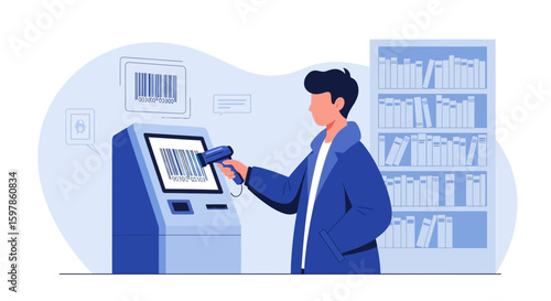 Borrowing Books Efficiently Self Checkout In Library With Automated System