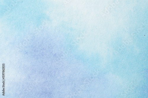 Blue Watercolor Washi Paper Texture Background