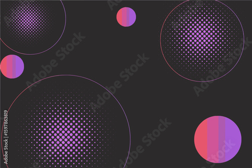 abstract background with circles