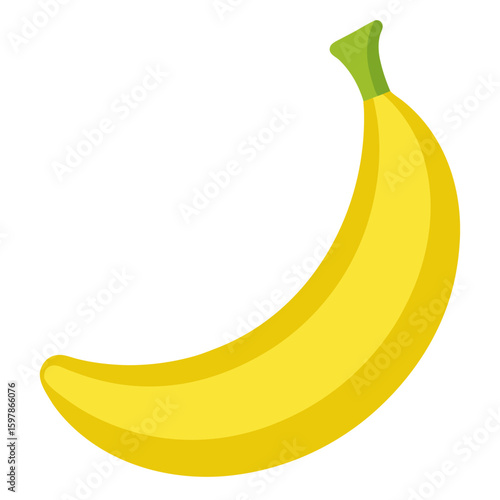 Banana  fruit vector illustration perfect for posters, icon, t-shirts, cards, wall art prints and ai design.