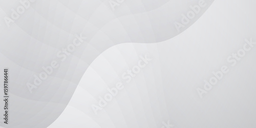 Abstract geometric white and gray color background. Vector illustration.