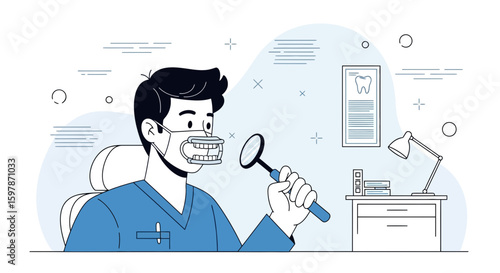 Dental Professional Examination Doctor Patient Checkup Clinic Healthcare And Hygiene