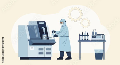 Laboratory Research In Advanced Technological Environment Of Modern Science