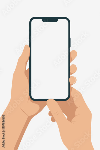 hand holding smartphone