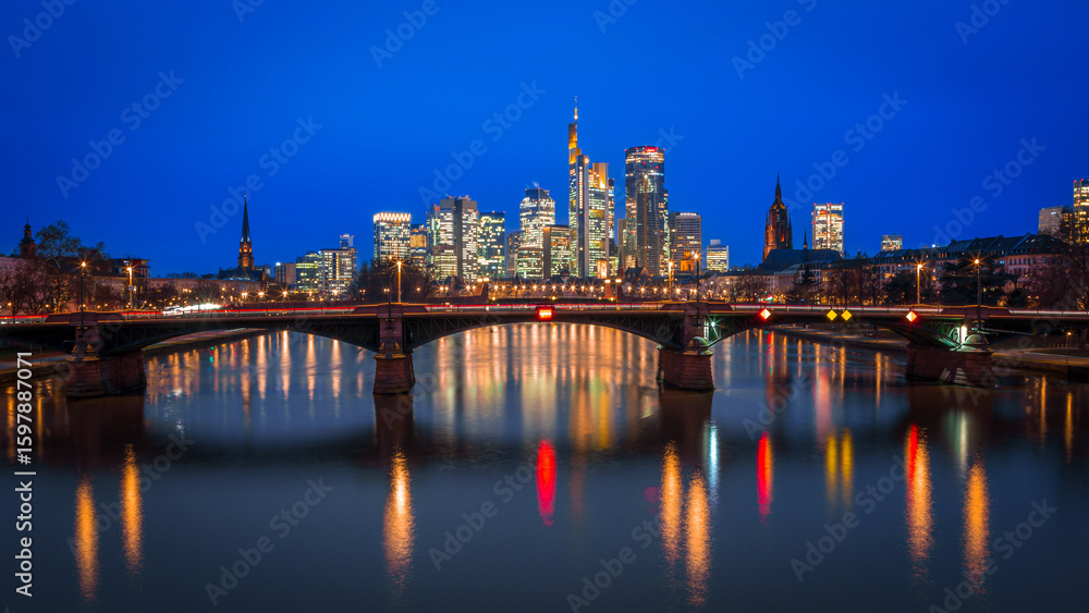 Fototapeta premium Frankfurt at Night
