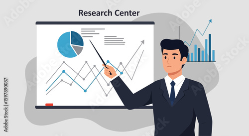 Professional Business Presentation Showcasing Analytical Data Insights And Visuals