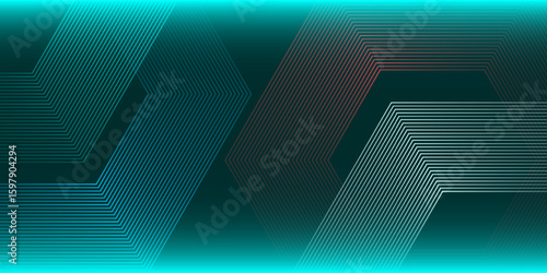 Black abstract background design simple. Premium stripe texture for banner  business backdrop. Modern good art