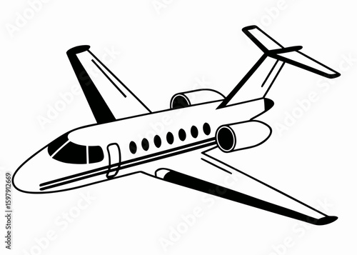 vector airplane icon